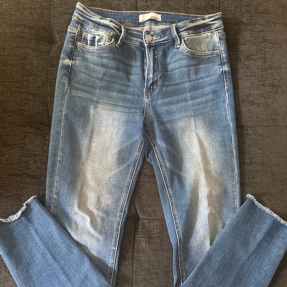 Vervet Women's Classic Blue Skinny Jeans